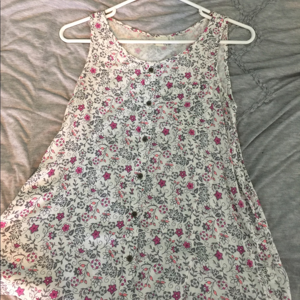 Mudd Tank Top With Buttons